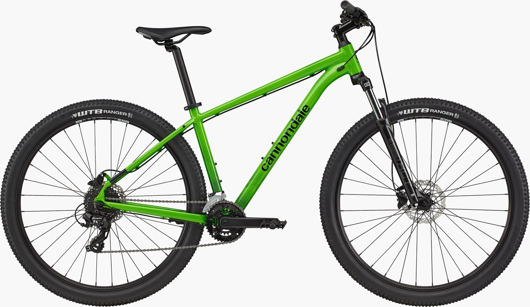 Cannondale Trail 7 maastopyörä sivulta kuvattuna